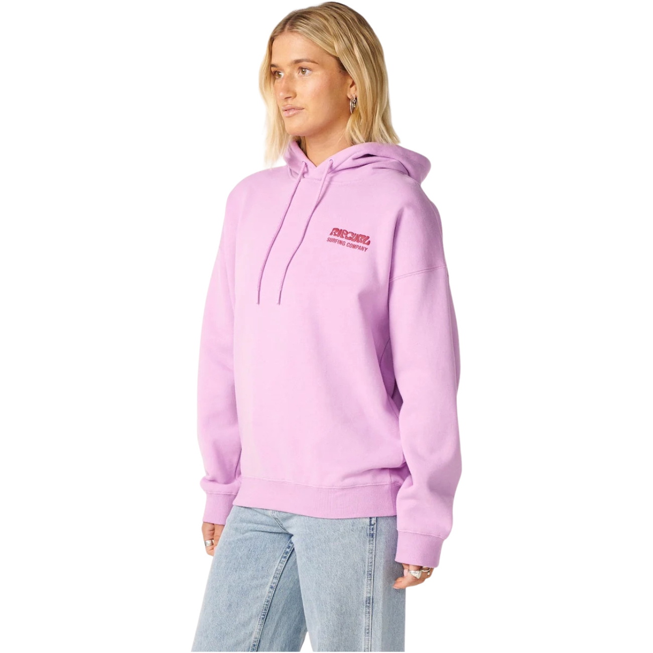 2026 Rip Curl Womens Surf Puff Heritage Hoodie 06AWFL - Bright Lilac